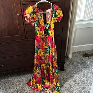 Top shop maxi dress with cut out